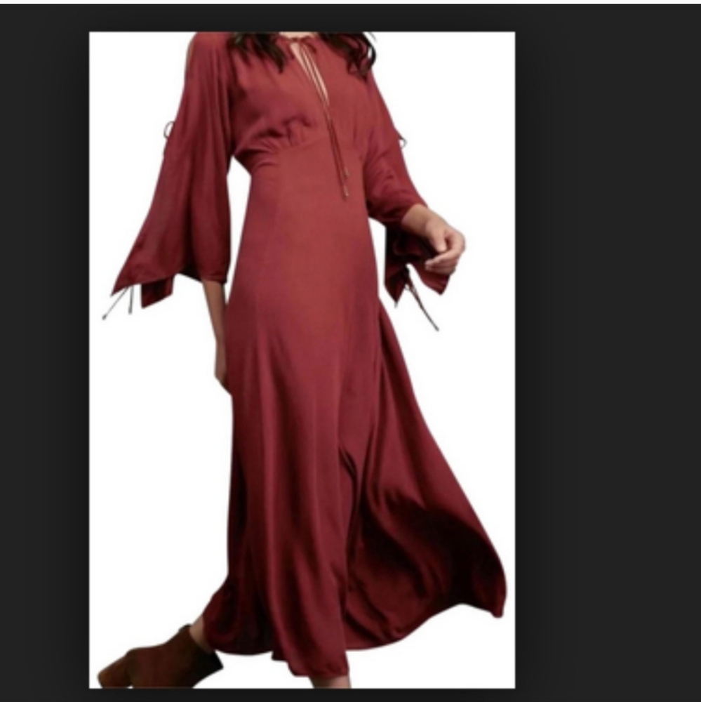 FINAL PRICE! RARE FREE PEOPLE GOWN - Picture 2 of 3